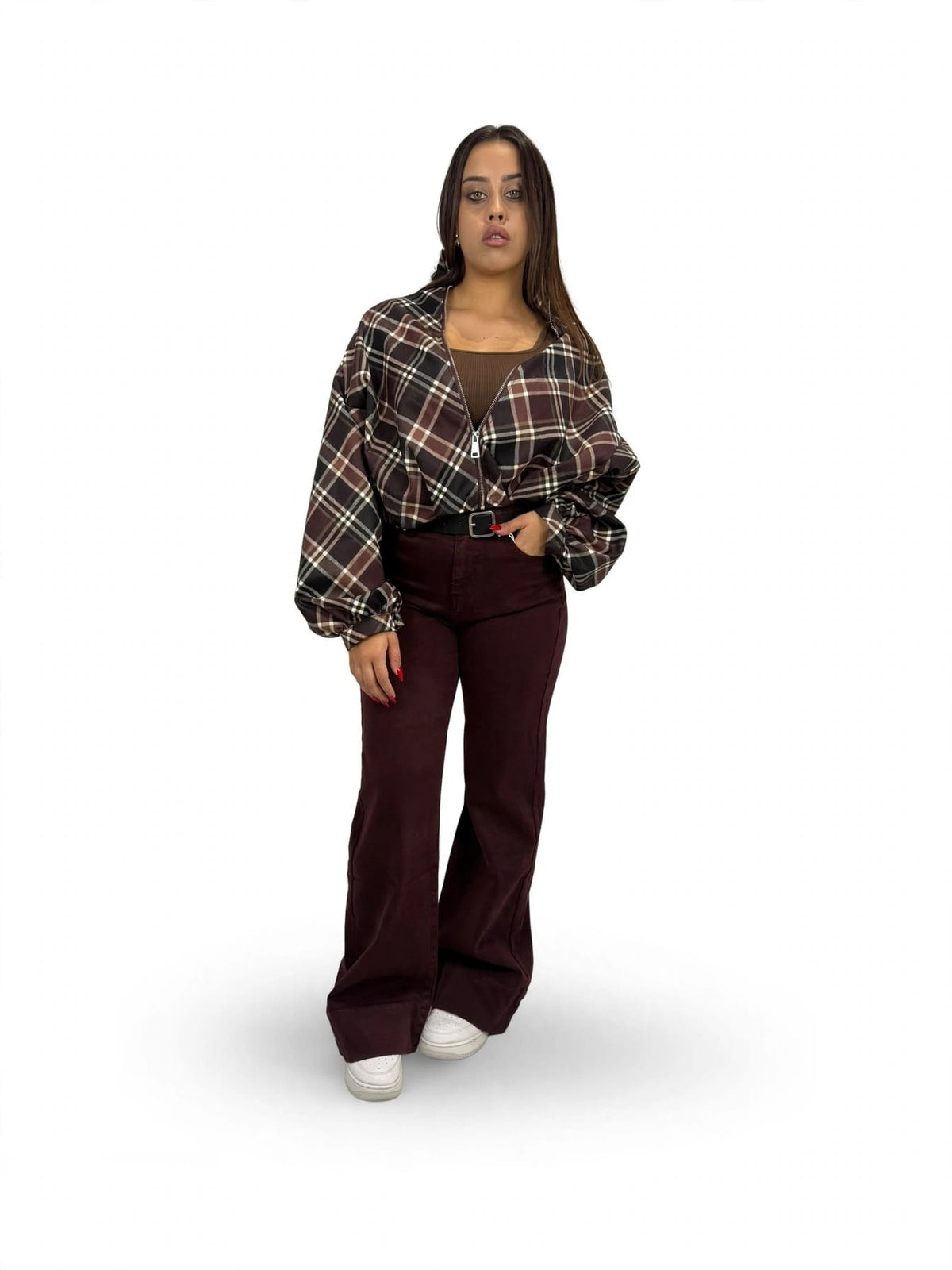 TOP SCOLLO QUADRATO 🤎