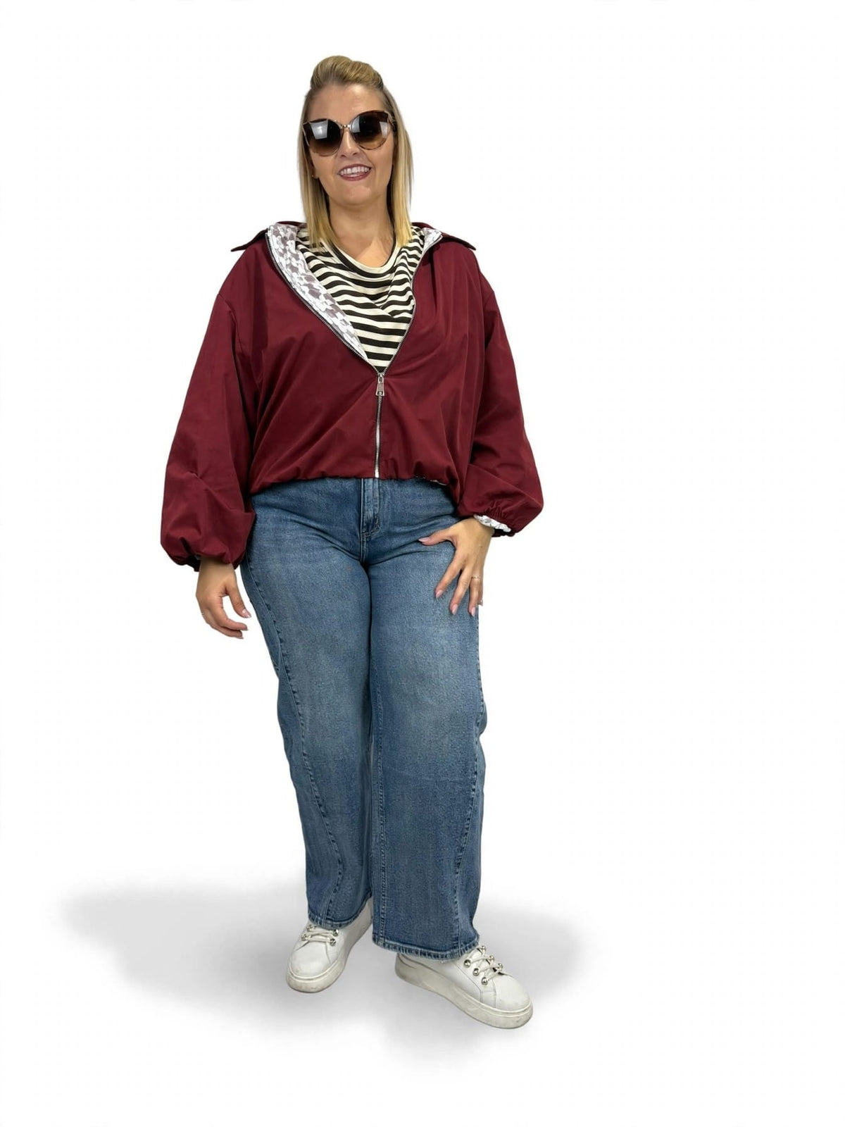 Bomber cropped Curvy