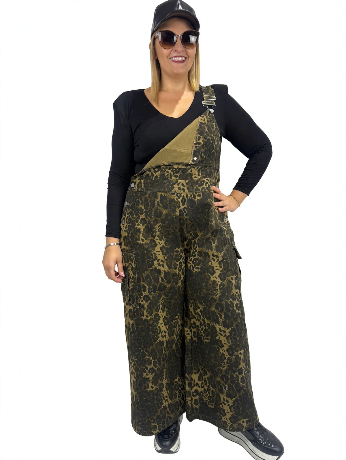 Salopette militare Curvy